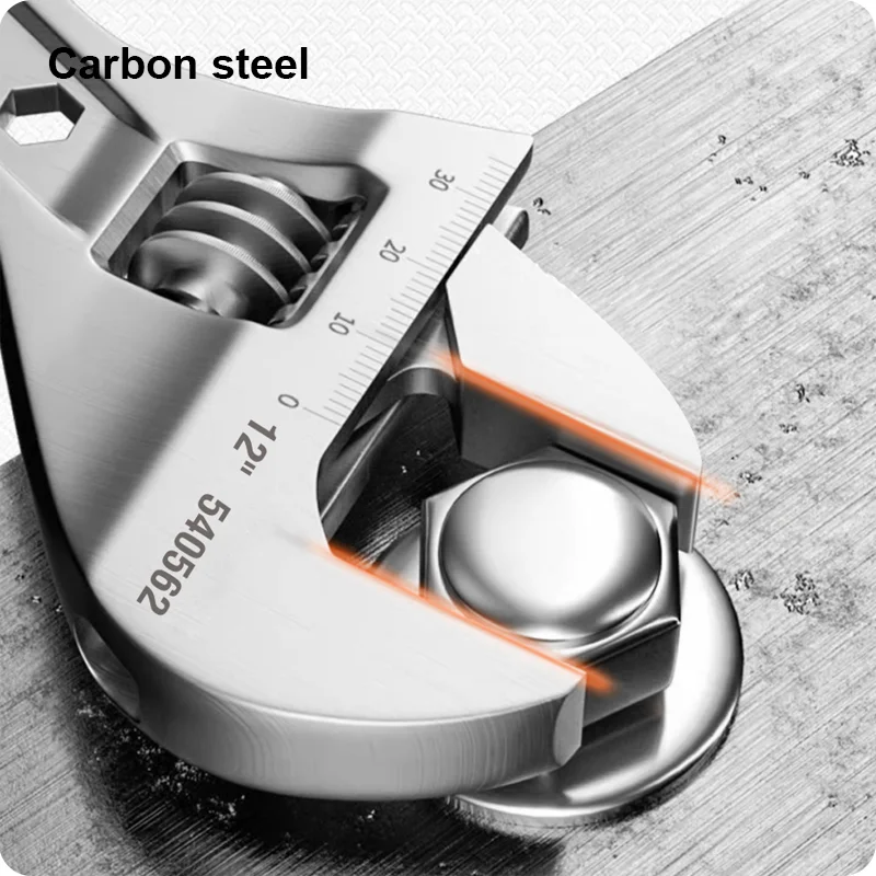 LLAVE AJUSTABLE CON GRIP — LLAVE AJUSTABLE CON GRIP 8" - HARDEN