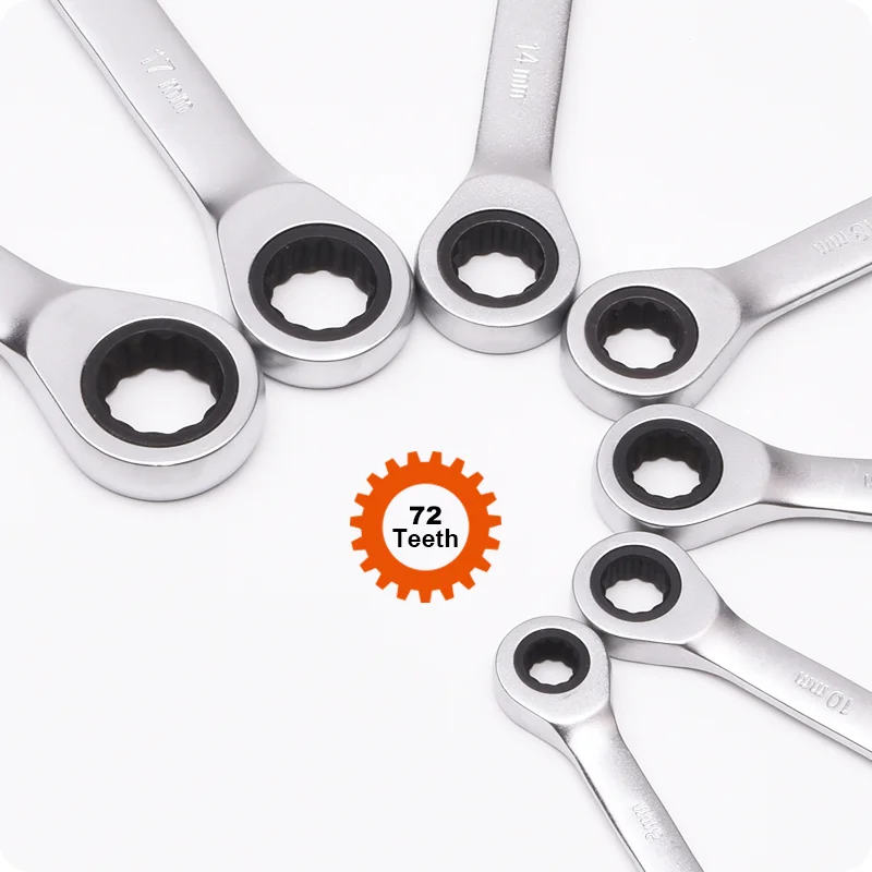 JUEGO DE LLAVES COMBINADAS CON RATCHET — JUEGO DE LLAVES COMBINADAS CON RATCHET 7PZS - HARDEN