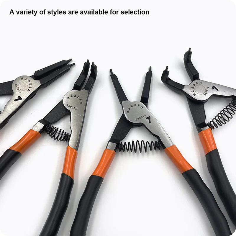 PINZA PARA ABRAZADERA INTERNA — PINZA RECTA PARA ANILLOS DE RETENCION INTERNO 7" - HARDEN