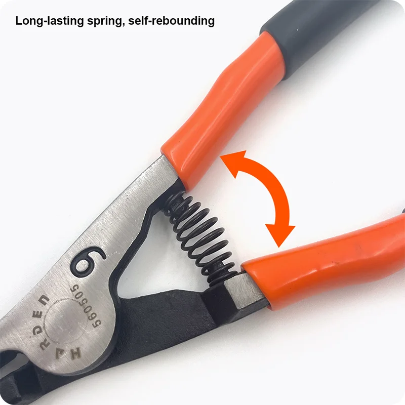 PINZA PARA ABRAZADERA EXTERNA — PINZA RECTA PARA ANILLOS DE RETENCION EXTERNO 7" - HARDEN