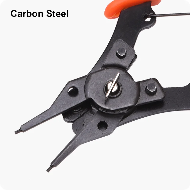ALICATE P/ ABRAZADERAS D/ CABEZALES INTERCAMBIABLES — PINZA PARA ANILLOS DE RETENSION CON CABEZALES INTERCAMBIABLES 5PZS - HARDEN