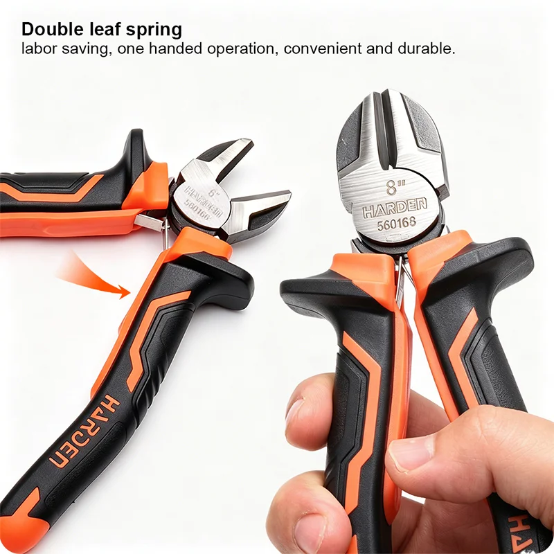 ALICATE DE CORTE DIAGONAL — ALICATE DE CORTE DIAGONAL 6" - HARDEN