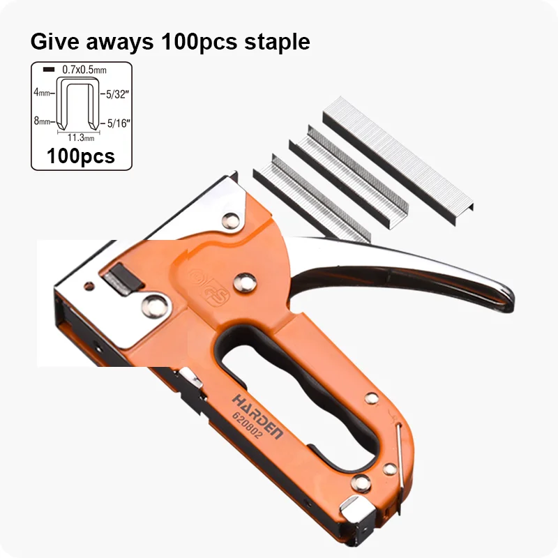 GRAPADORA ESTÁNDAR — GRAPADORA DE ACERO 4mm - 8mm - HARDEN