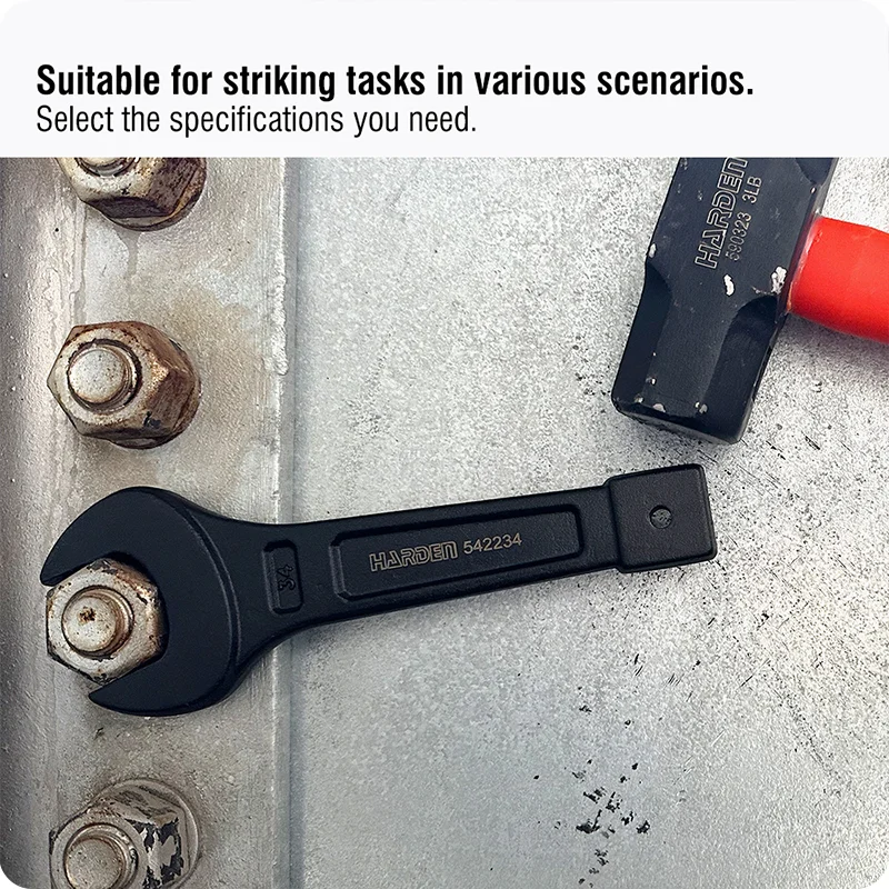 LLAVE DE IMPACTO DE GOLPEAR ABIERTA — LLAVE DE IMPACTO DE GOLPEAR ABIERTA 30mm - HARDEN