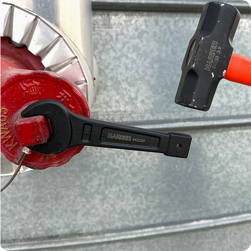 LLAVE DE IMPACTO DE GOLPEAR ABIERTA — LLAVE DE IMPACTO DE GOLPEAR ABIERTA 30mm - HARDEN