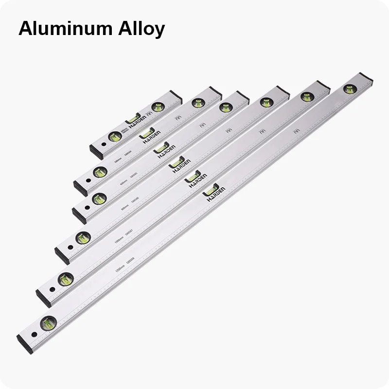 NIVEL DE BURBUJA DE ALUMINIO — NIVEL DE BURBUJA DE TRES (3) VIAS DE ALUMINIO 600mm - HARDEN