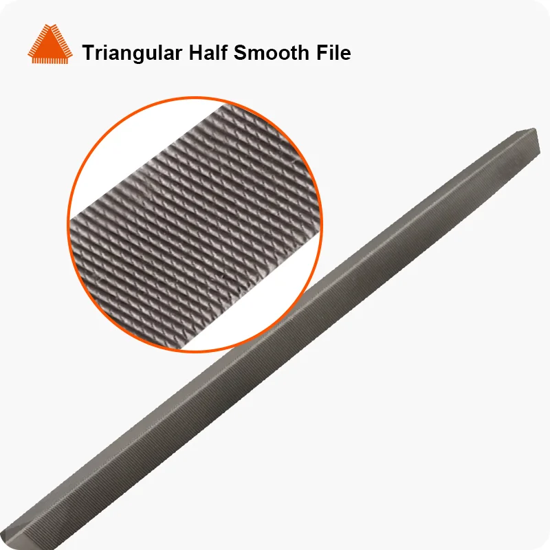 LIMA TRIANGULAR PARA ACERO — LIMA TRIANGULAR PARA ACERO 8" - HARDEN