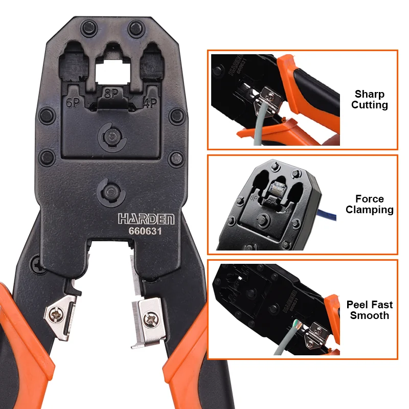 CRIMPADORA ESTÁNDAR — CRIMPADORA MODULAR PARA CONECTORES 190mm - HARDEN