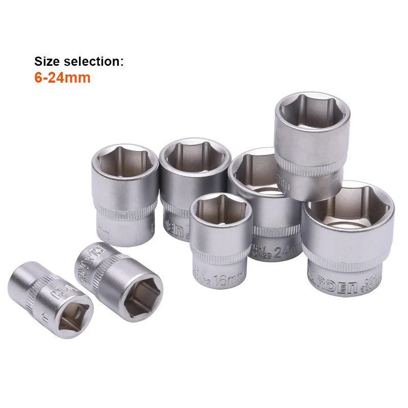DADO 3/8 CORTO 6PT — DADO 3/8 CORTO 6PT 6mm - HARDEN