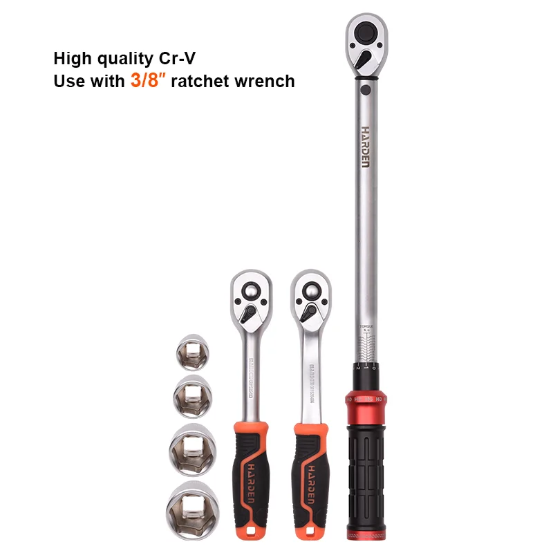 DADO 3/8 CORTO 6PT — DADO 3/8 CORTO 6PT 6mm - HARDEN