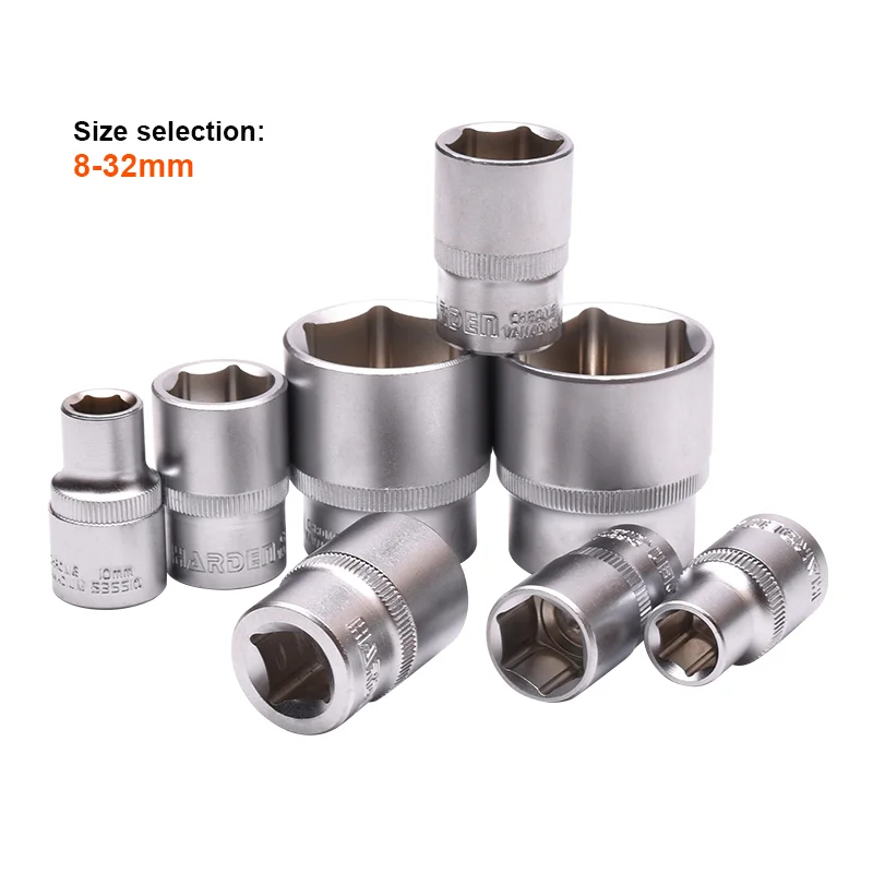 DADO 1/2 CORTO 6PT — DADO 1/2 CORTO 6PT 8mm - HARDEN