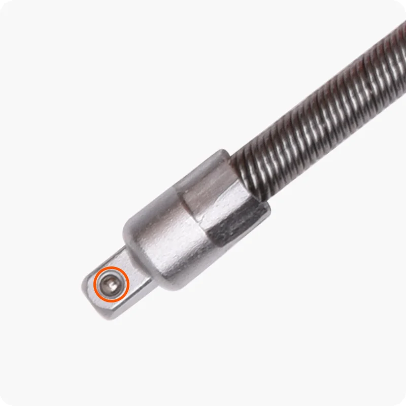 EXTENSION DE RESORTE — EXTENSION FLEXIBLE PARA DADOS (SOCKET) 1/4 x 250mm - HARDEN