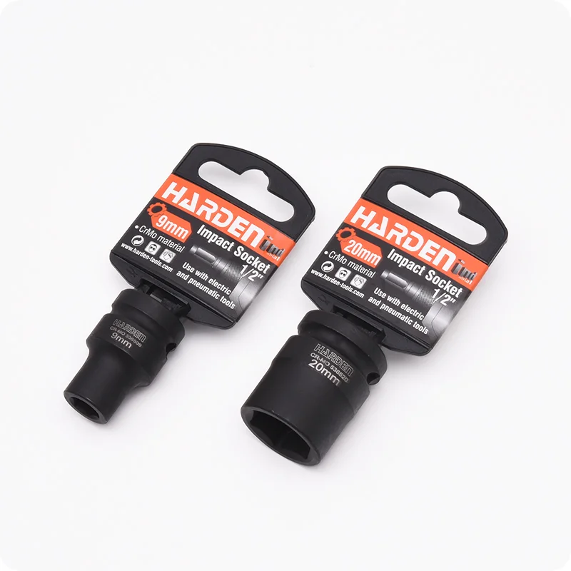 DADO DE IMPACTO 1/2 CORTO 6PT — DADO DE IMPACTO 1/2 CORTO 6PT 8mm - HARDEN