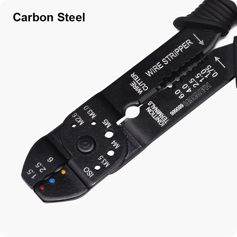 HERRAMIENTA MULTIFUNCIONAL PARA CABLE — JUEGO DE HERRAMIENTA MULTIFUNCIONAL P/ TERMINALES 66PZS - HARDEN