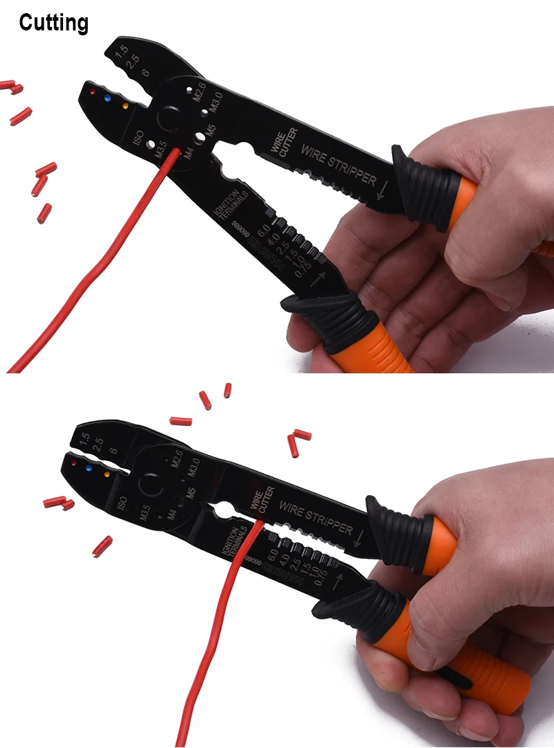 HERRAMIENTA MULTIFUNCIONAL PARA CABLE — JUEGO DE HERRAMIENTA MULTIFUNCIONAL P/ TERMINALES 66PZS - HARDEN