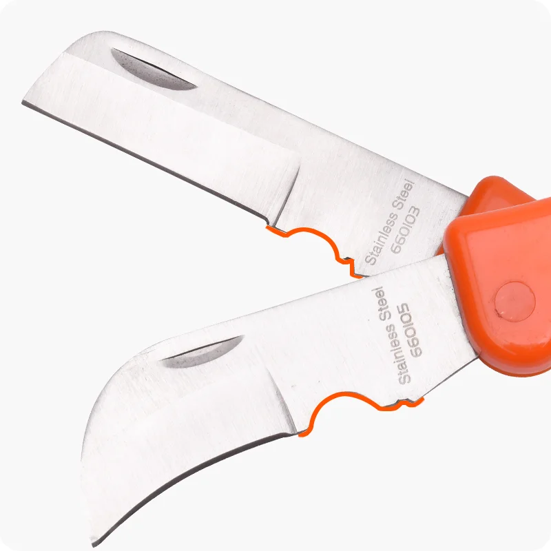 CUCHILLO PELACABLE — CUCHILLO PELACABLE RECTO PLEGABLE 195mm (8") - HARDEN