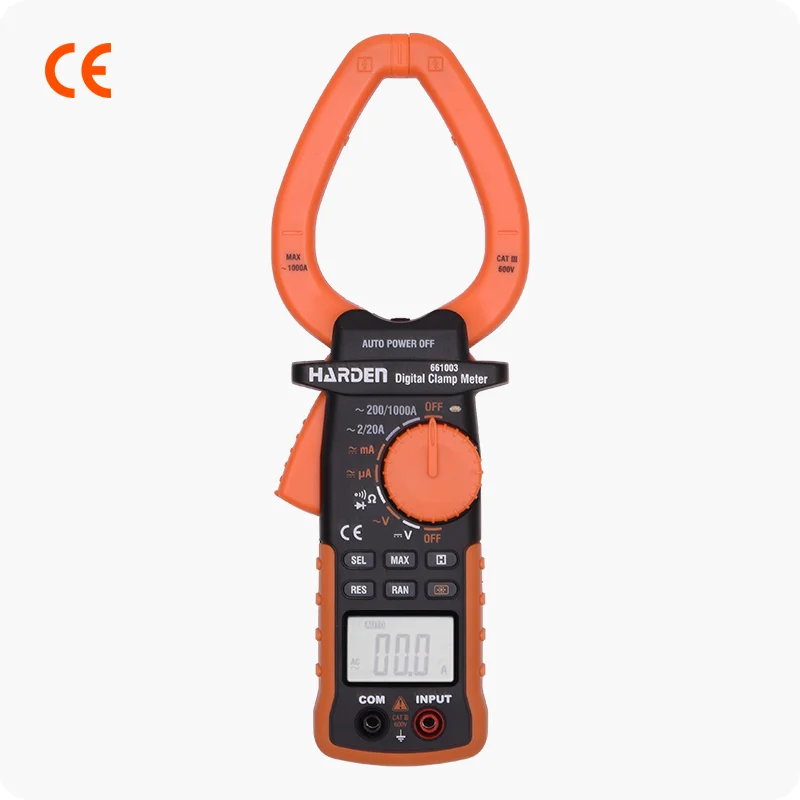 MULTIMETRO DE PINZA — MULTIMETRO DIGITAL DE PINZA - HARDEN