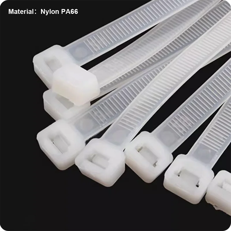 ZUNCHOS PARA CABLE — ZUNCHOS PARA CABLE 250 (10") x 5 BLANCO PAQUETE DE 100 - HARDEN