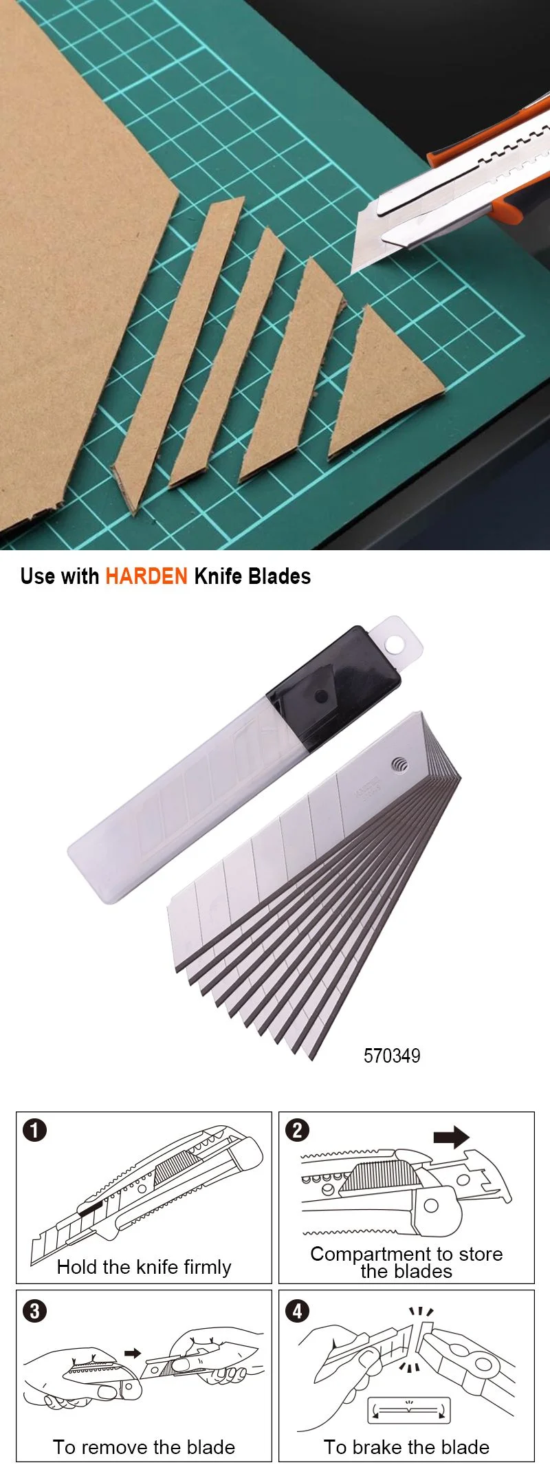 EXACTO DE METAL — EXACTO DE METAL PARA TRABAJO PESADO 25mm - HARDEN