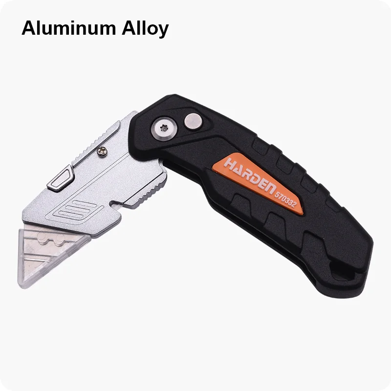 EXACTO PLEGABLE — EXACTO PLEGABLE DE ALUMINIO 165mm - HARDEN