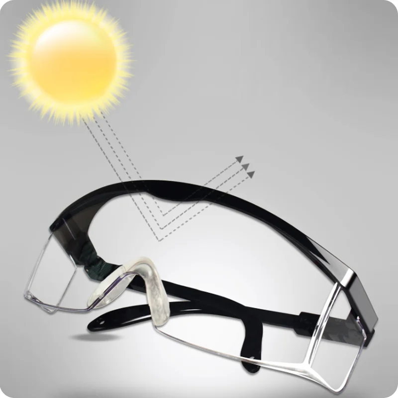 LENTE ESTÁNDAR — LENTE DE SEGURIDAD CLARO DE POLICARBONATO CON PATA AJUSTABLE 140mm - HARDEN