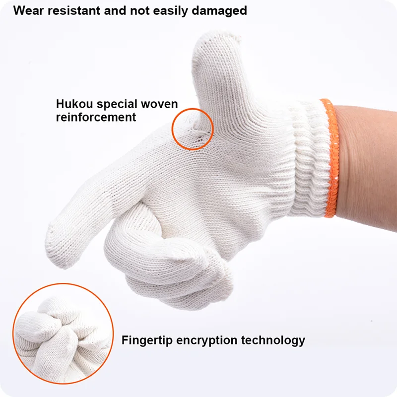 GUANTES DE ALGODON — GUANTE DE ALGONDON 10" (PAR) - HARDEN