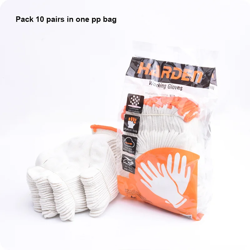 GUANTES DE ALGODON — GUANTE DE ALGONDON 10" (PAR) - HARDEN