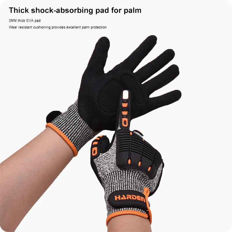 GUANTES DE MECANICO — GUANTE DE MECANICO 10" (PAR) - HARDEN