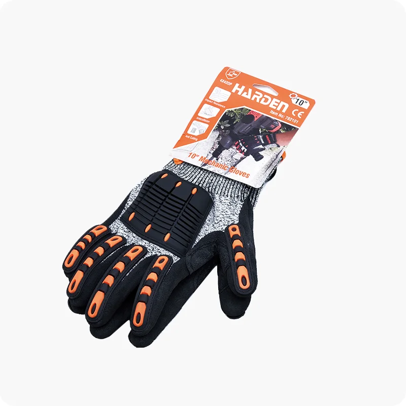 GUANTES DE MECANICO — GUANTE DE MECANICO 10" (PAR) - HARDEN