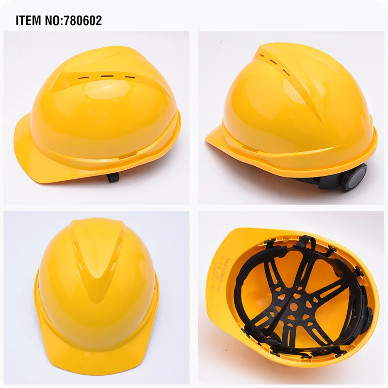 CASCOS ESTÁNDAR — CASCO DE SEGURIDAD AMARILLO - HARDEN