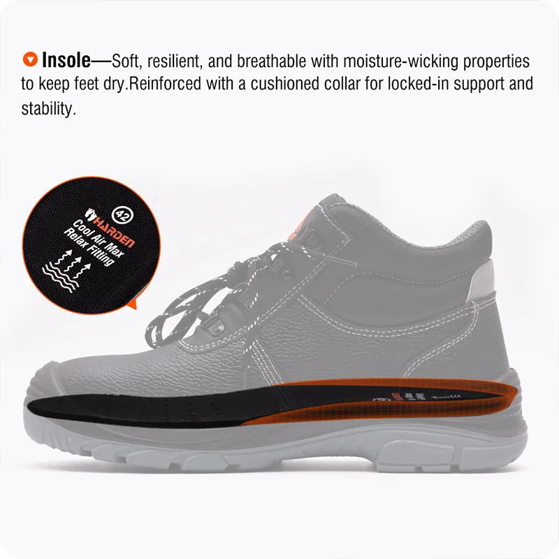 BOTAS DE SEGURIDAD — BOTA DE SEGURIDAD TALLA 38 - HARDEN