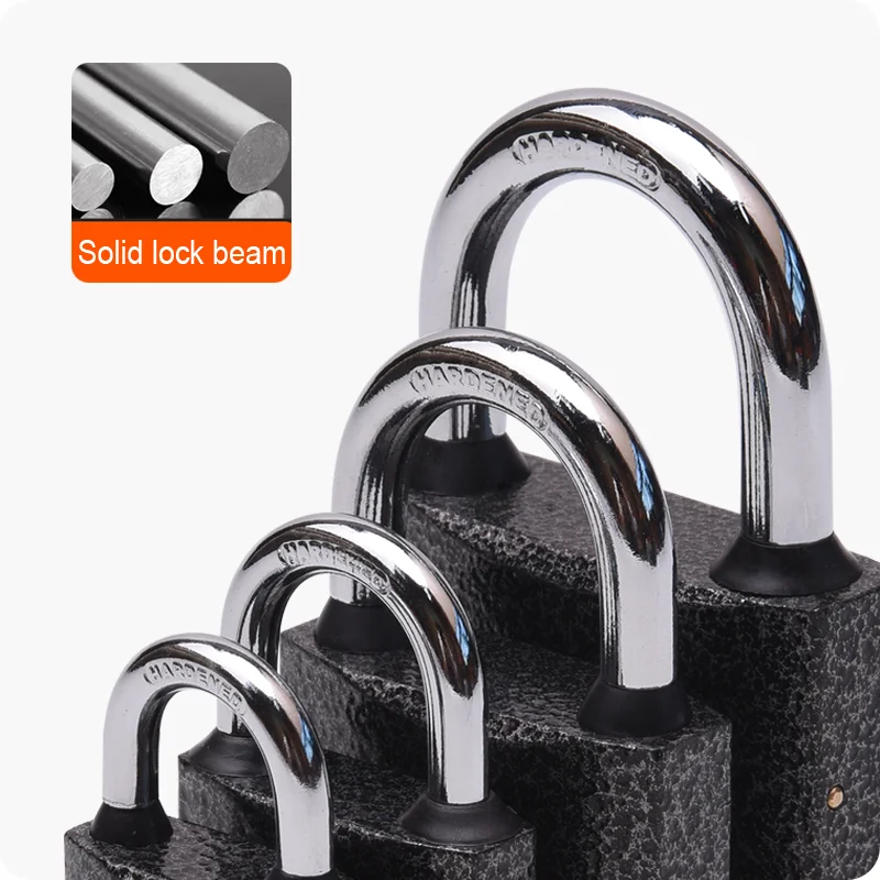 CANDADO DE ACERO — CANDADO DE ACERO CON CILINDROS DE BRONCE 32mm - HARDEN