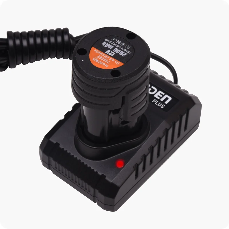 CARGADOR DE BATERIA — CARGADOR DE BATERIA INALAMBRICA 12V - HARDEN