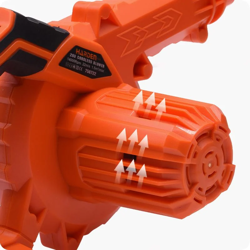 SOPLADORES INALAMBRICOS — SOPLADORA INALAMBRICA 20V (SIN BATERIA NI CARGADOR) - HARDEN