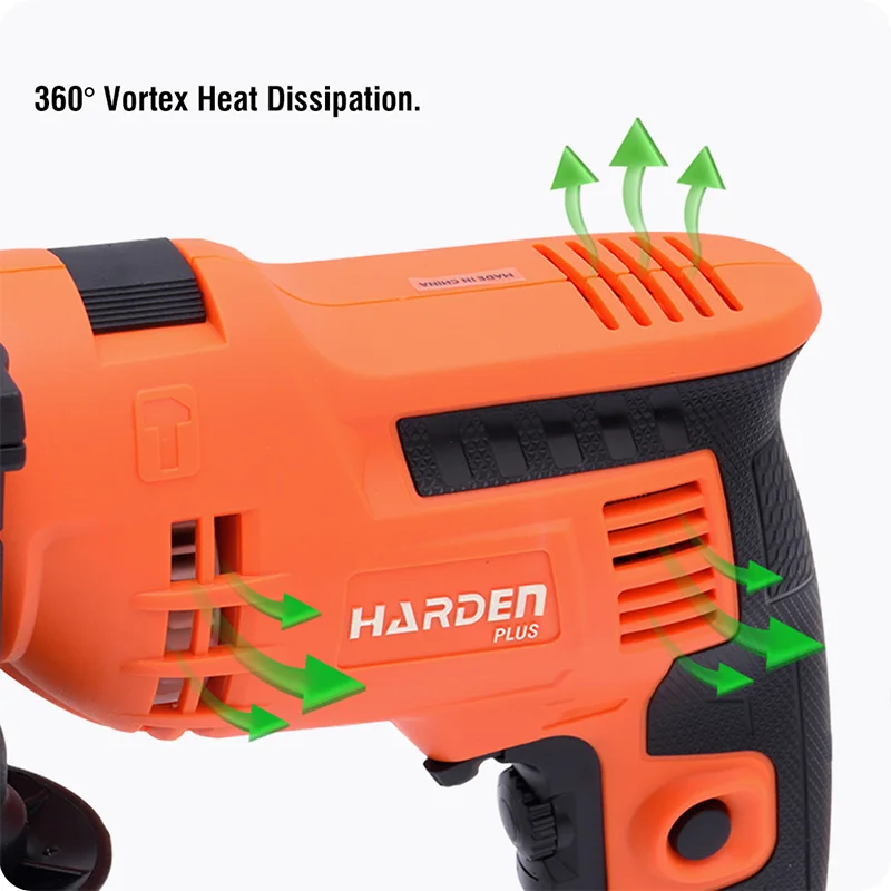 TALADRO PERCUTOR 1/2 — TALADRO ELECTRICO PERCUTOR 1/2 (13mm) 710W - HARDEN