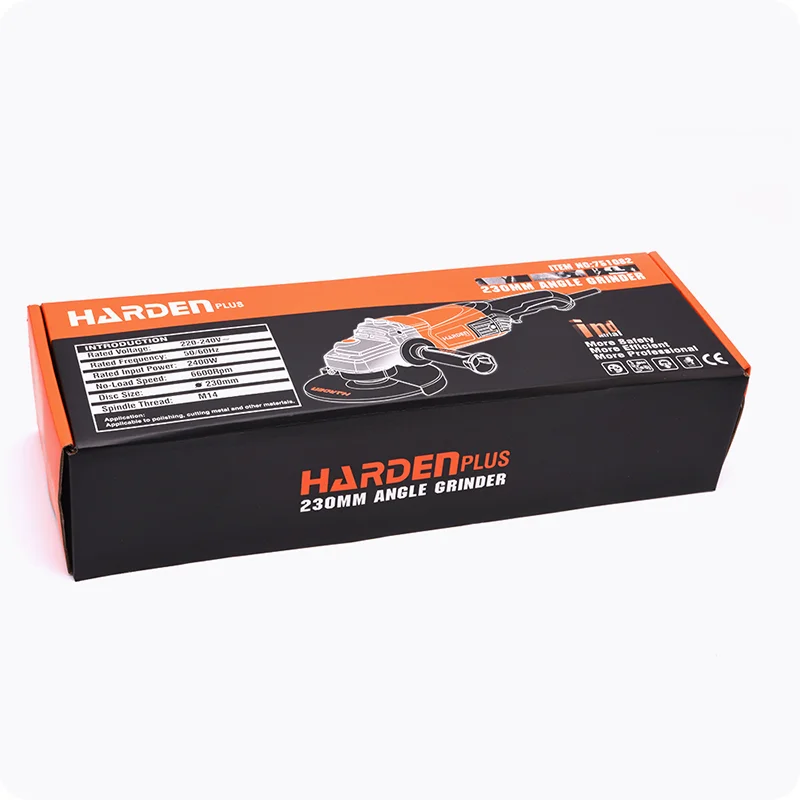 FLEXIBLE DE 9" — ESMERILADORA ANGULAR (FLEXIBLE) 9" 2.200W 8.500RPM - HARDEN
