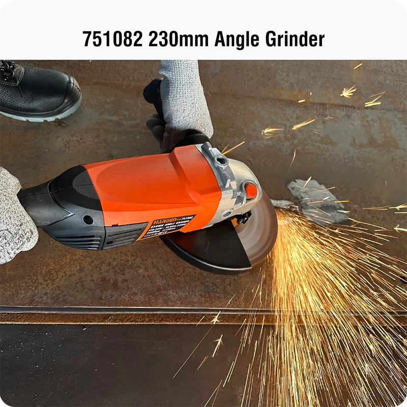 FLEXIBLE DE 9" — ESMERILADORA ANGULAR (FLEXIBLE) 9" 2.200W 8.500RPM - HARDEN