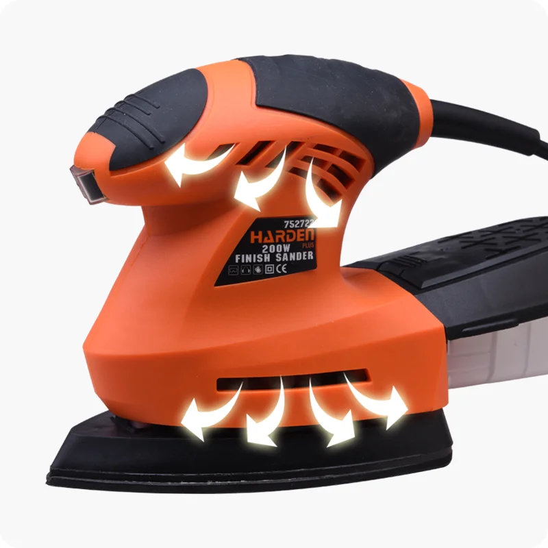 LIJADORA ORBITAL — LIJADORA ORBITAL ELECTRICA 110mm x 110mm 200W - HARDEN