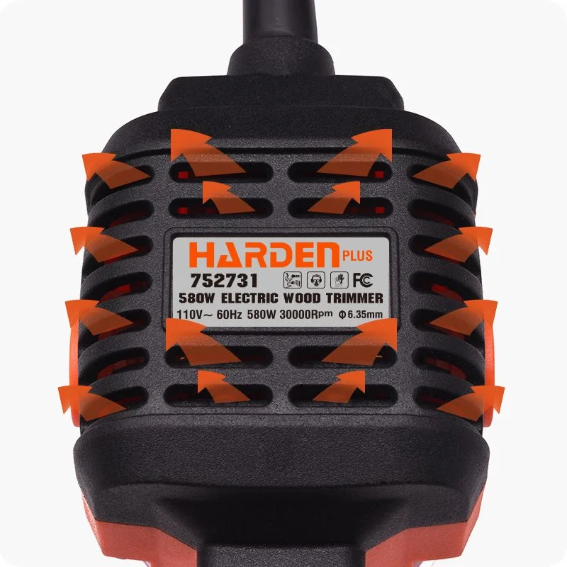 ROUTER DE MANO — ROUTER ELECTRICO PARA ESPARRAGOS 470W 33.000RPM - HARDEN