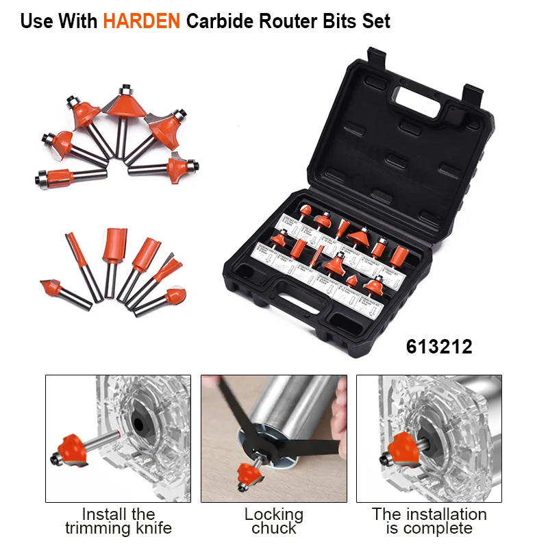 ROUTER DE MANO — ROUTER ELECTRICO PARA ESPARRAGOS 470W 33.000RPM - HARDEN