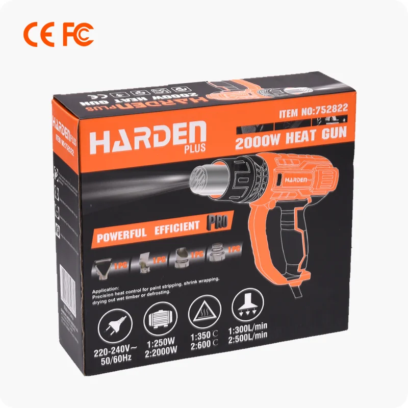 PISTOLA DE CALOR — PISTOLA DE CALOR 1.500W - HARDEN