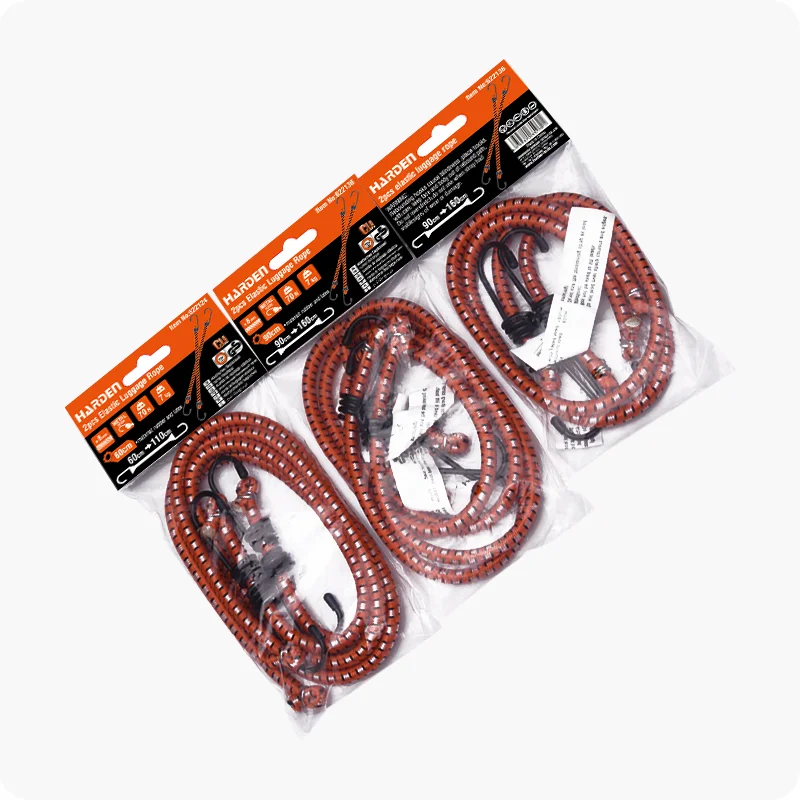 LIGA ELASTICAS CON GANCHO — LIGAS ELASTICAS CON GANCHOS PARA CARGA 24" (PACK DE 2) - HARDEN