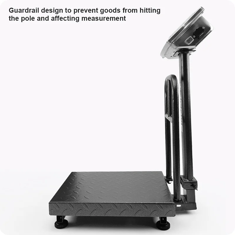 BASCULA DE PLATAFORMA — BASCULA ELECTRONICA DE PLATAFORMA 150KG (330LB) 300x400mm - HARDEN