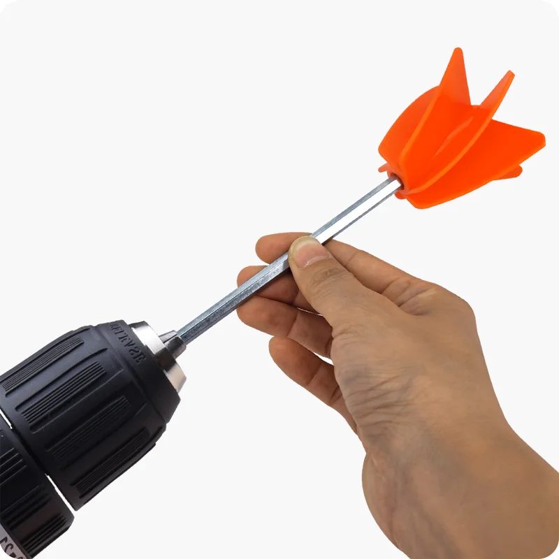 MEZCLADOR DE PINTURA — BARRA MEZCLADORA PARA PINTURA CABEZA DE POLIPROPILENO 290mm (11") VASTAGO HEXAGONAL - HARDEN