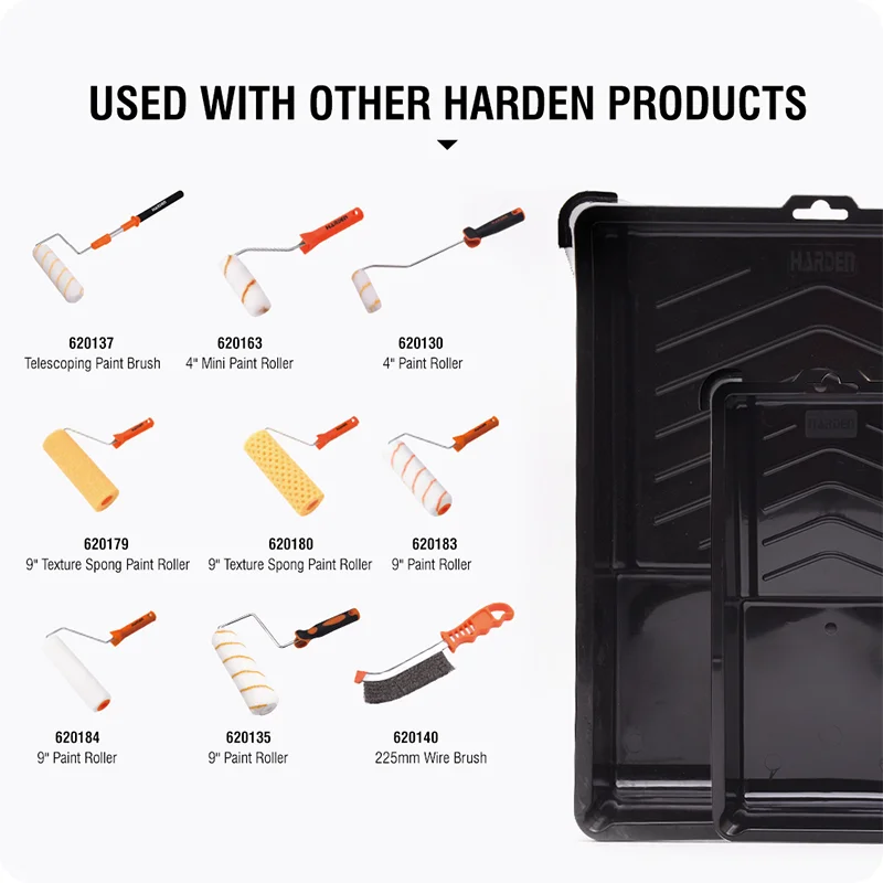 BANDEJA PARA PINTURA — BANDEJA PARA PINTURA 4" 320mm x 160mm - HARDEN