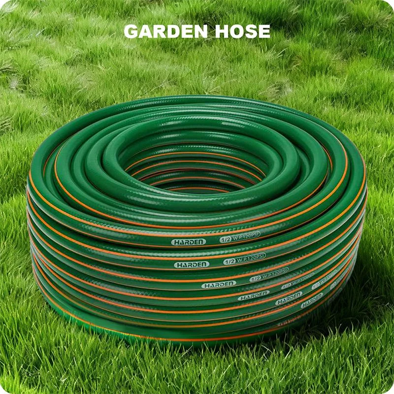 MANGUERA DE PVC — MANGUERA DE PVC CON REFUERZO DE POLIESTER 1/2" x 30M 5 CAPAS 2mm - HARDEN