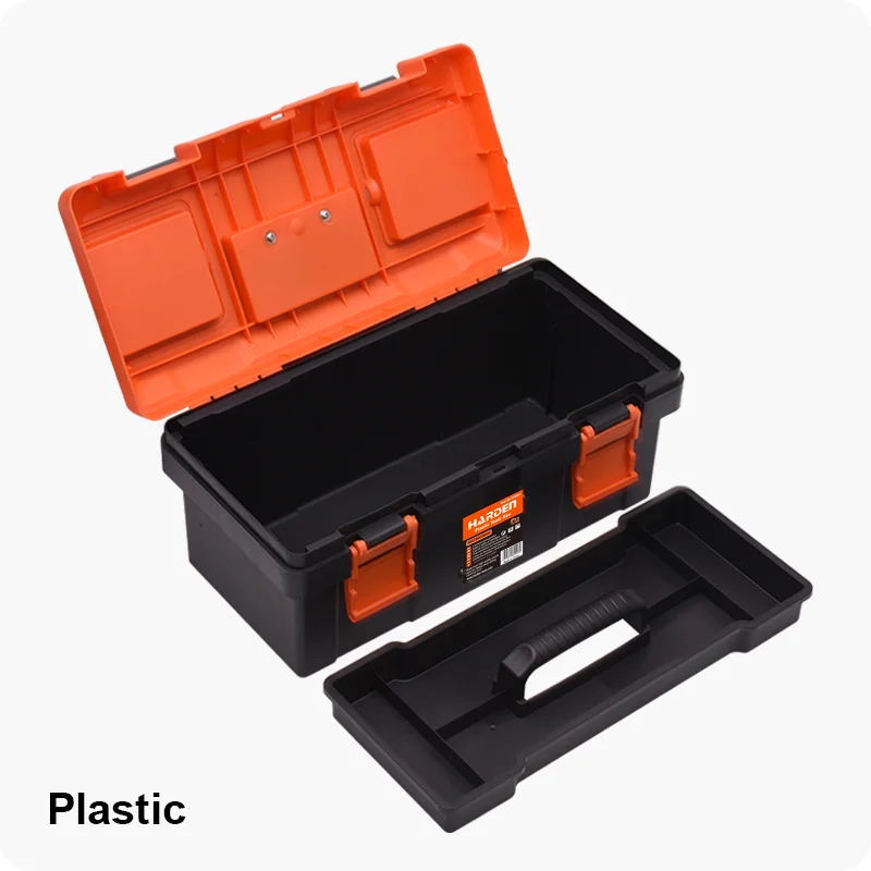 CAJA DE HERRAMIENTAS PLASTICAS — CAJA DE HERRAMIENTAS PLASTICA 355 x 180 x 185 - HARDEN