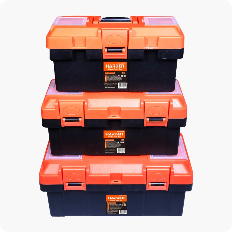 CAJA DE HERRAMIENTAS PLASTICAS — CAJA DE HERRAMIENTAS PLASTICA 355 x 180 x 185 - HARDEN