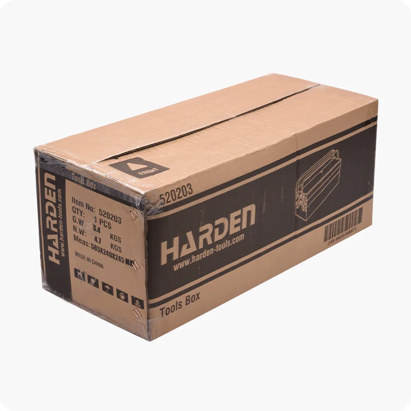 CAJA DE HERRAMIENTAS DE ACERO — CAJA DE HERRAMIENTAS METALICA 420 x 200 x 205 - HARDEN
