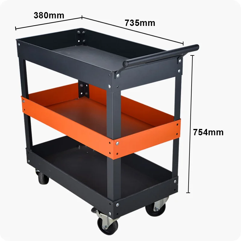 CARRO DE SERVICIO METALICO — CARRO DE SERVICIO METALICO TRES (3) NIVELES - HARDEN